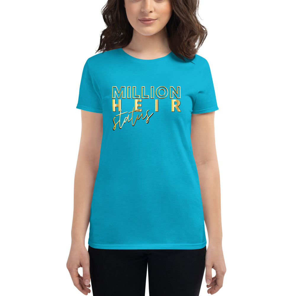 “MillionHEIR Gold” Women's short sleeve t-shirt