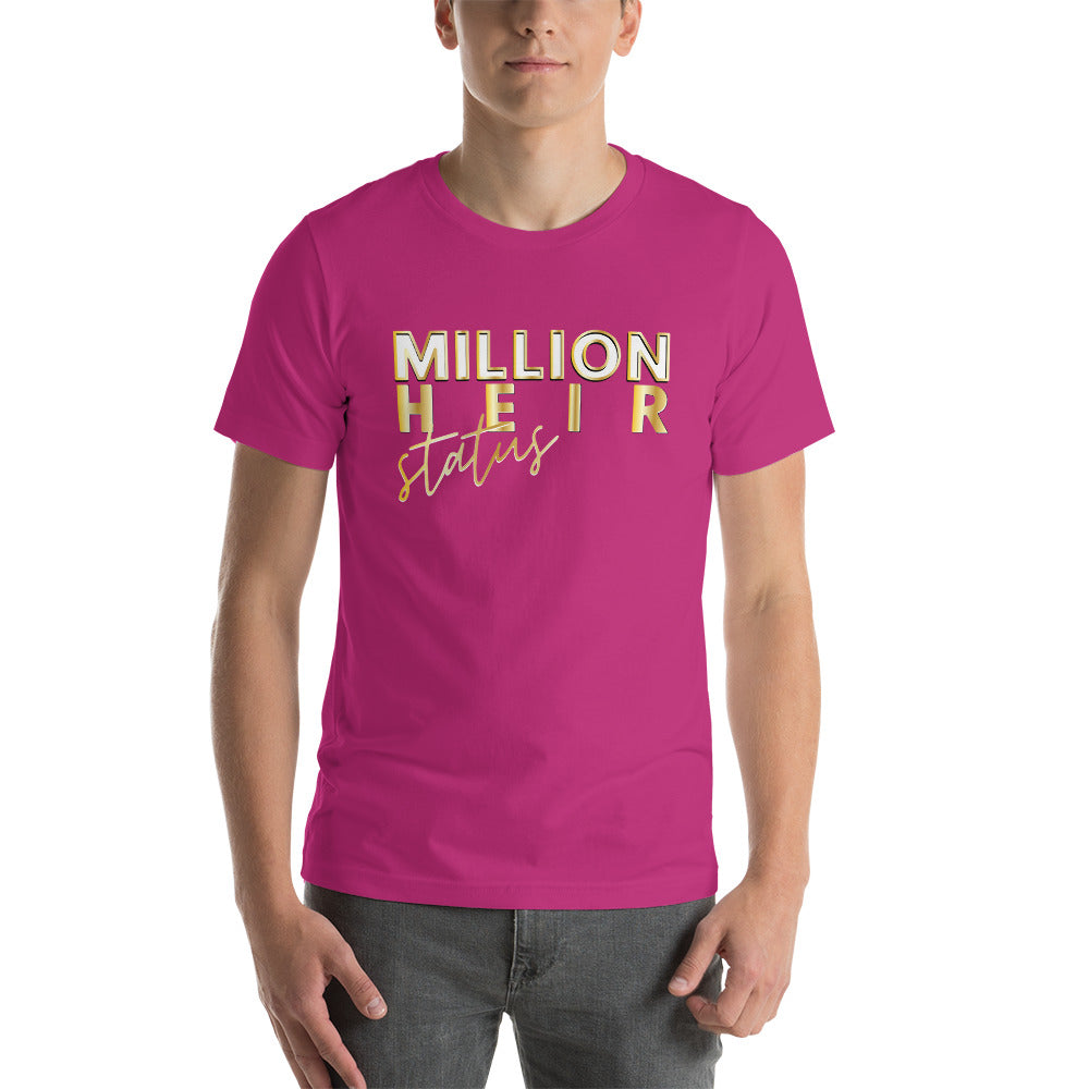 “MillionHEIR Gold” Short-Sleeve Unisex T-Shirt