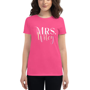 Mrs. Wifey-Pastel Women's short sleeve t-shirt