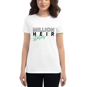 "MillionHeir" Women's short sleeve t-shirt