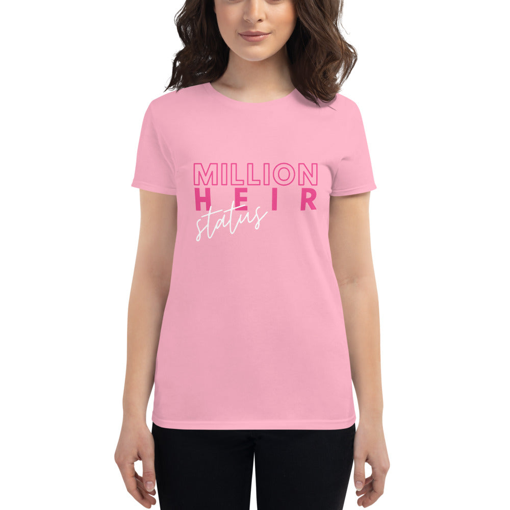 "God Made" Breast Cancer Awareness - Women's short sleeve t-shirt