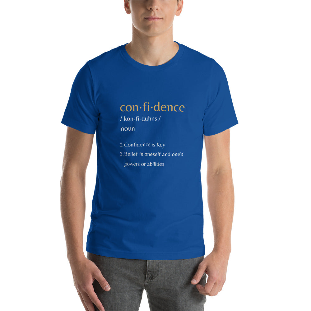 "Confidence' Short-Sleeve Unisex T-Shirt