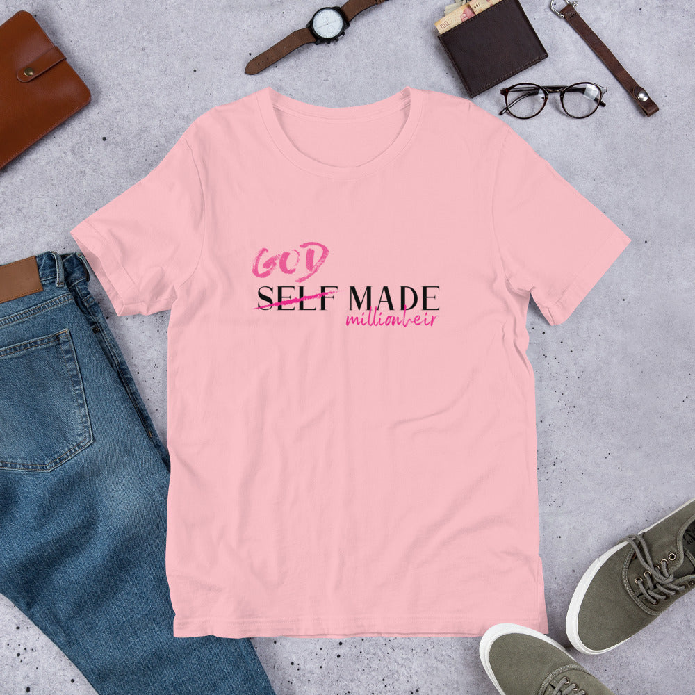 "God Made" Breast Cancer Awareness Short-Sleeve Unisex T-Shirt