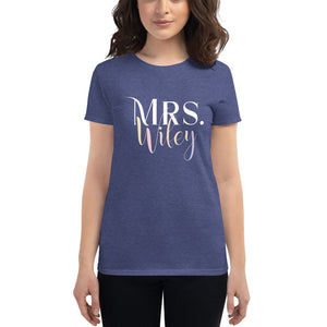 Mrs. Wifey-Pastel Women's short sleeve t-shirt