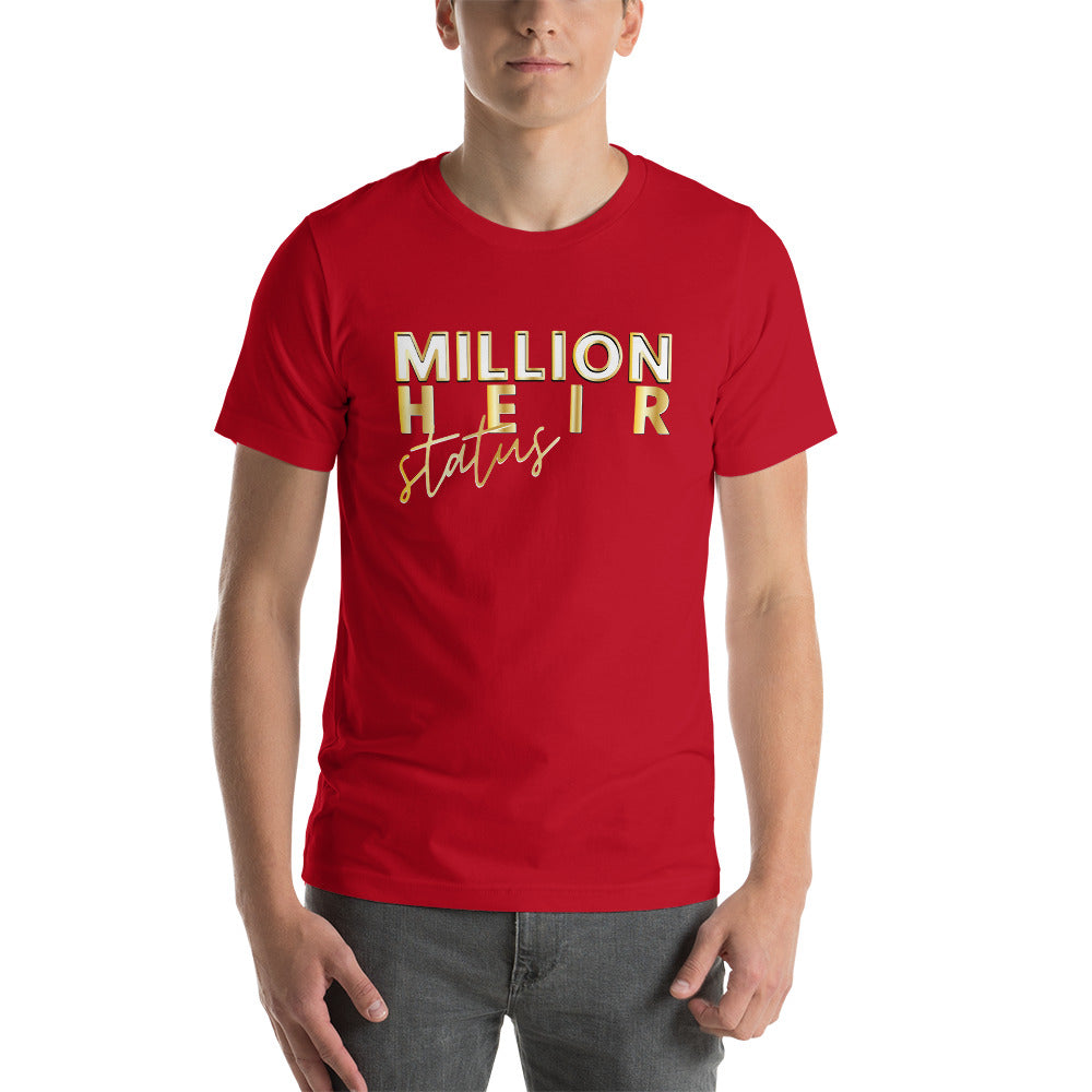 “MillionHEIR Gold” Short-Sleeve Unisex T-Shirt
