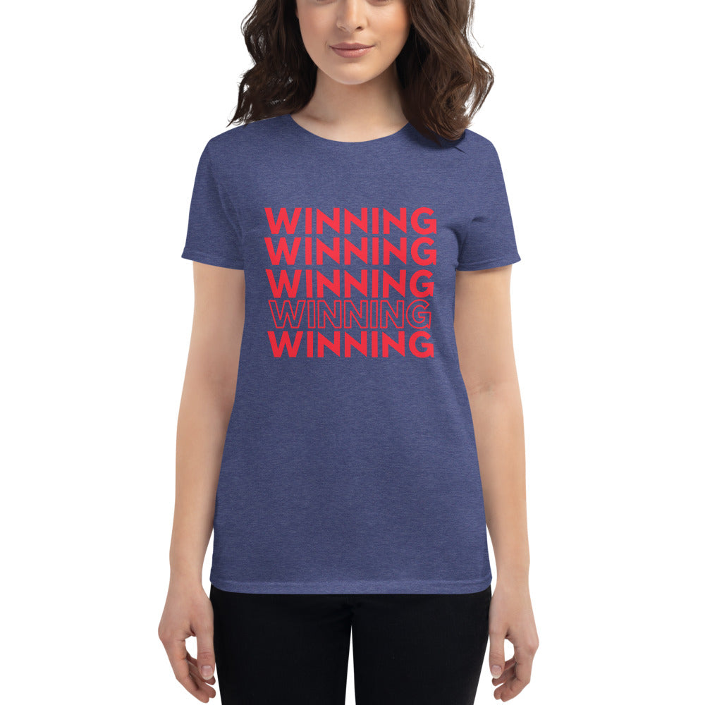 "WINNING" Women's short sleeve t-shirt