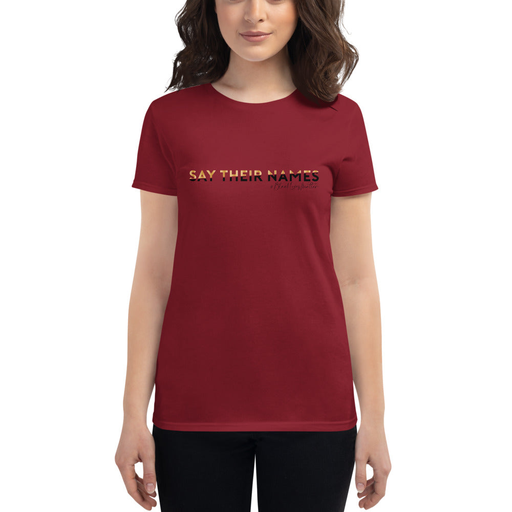 "BLM" Women's short sleeve t-shirt