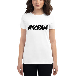 "#SCRAM" Women's short sleeve t-shirt