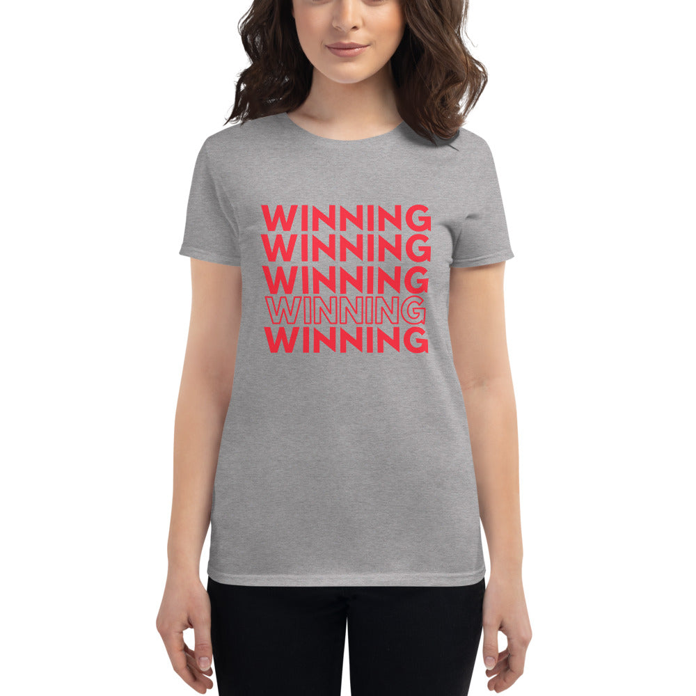 "WINNING" Women's short sleeve t-shirt
